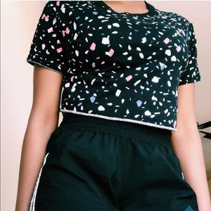 Confetti crop top